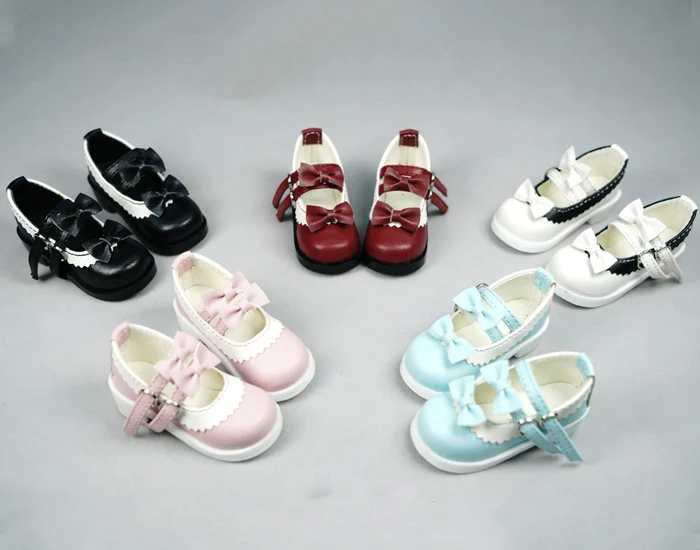 

1/4 1/3 scale BJD SD doll Bowknot Princess shoes for MSD SD13 girl doll accessories . not include doll and other C0596