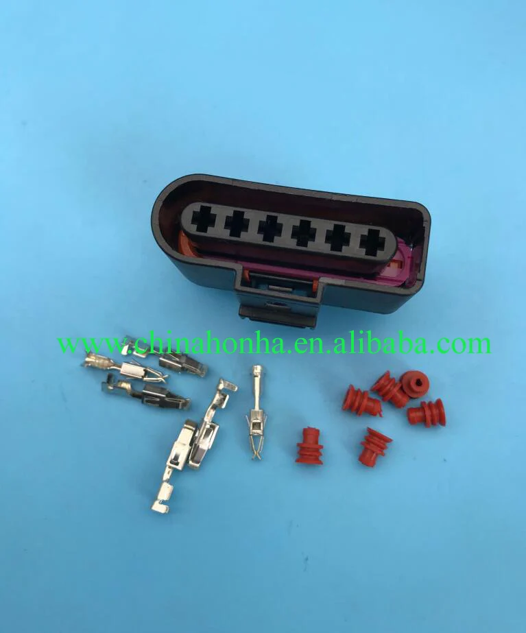 1J0 973 726 Plug Connector 6-Pin Pigtail Wiring For  B5 A3 A4 A5 A6 Q3  1J0973726