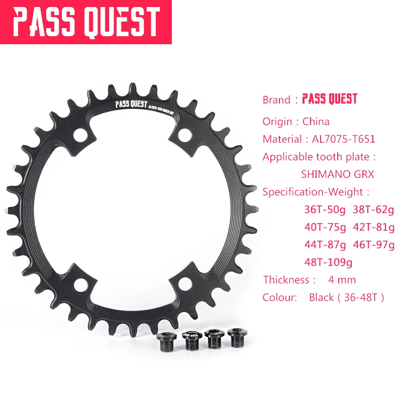 110 Bcd Chain Ring  Aluminum Alloy 36T 38T 40T 42T 44T 46T48T For Grx Groupset 5700 6800  Shimano Groupset