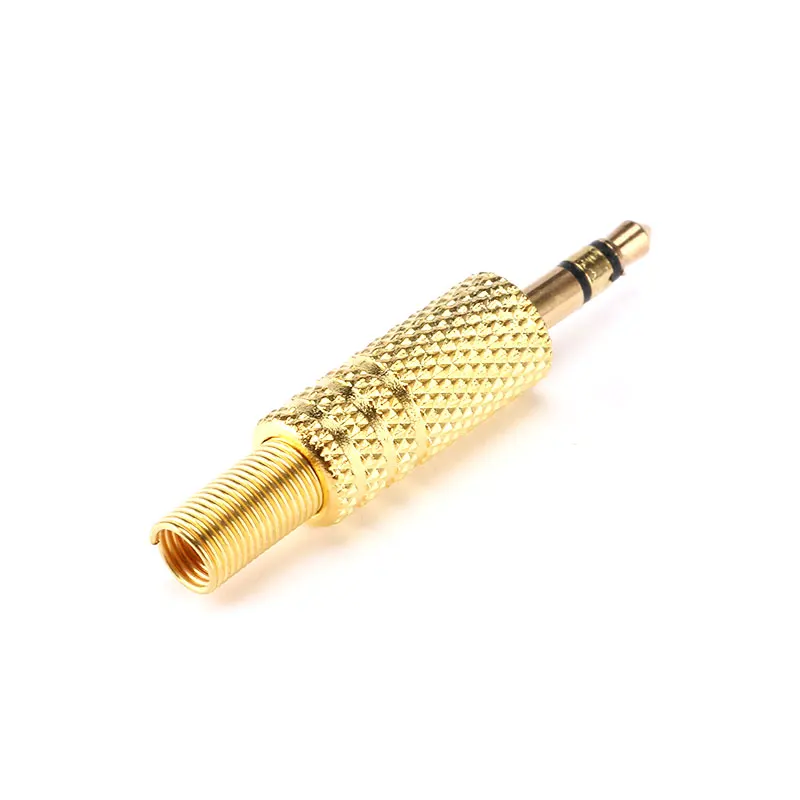 1Pcs Replacement 3.5mm 2 Pole Male Repair Headphones Audio Jack Plug Connector Soldering For Most Earphone Jack