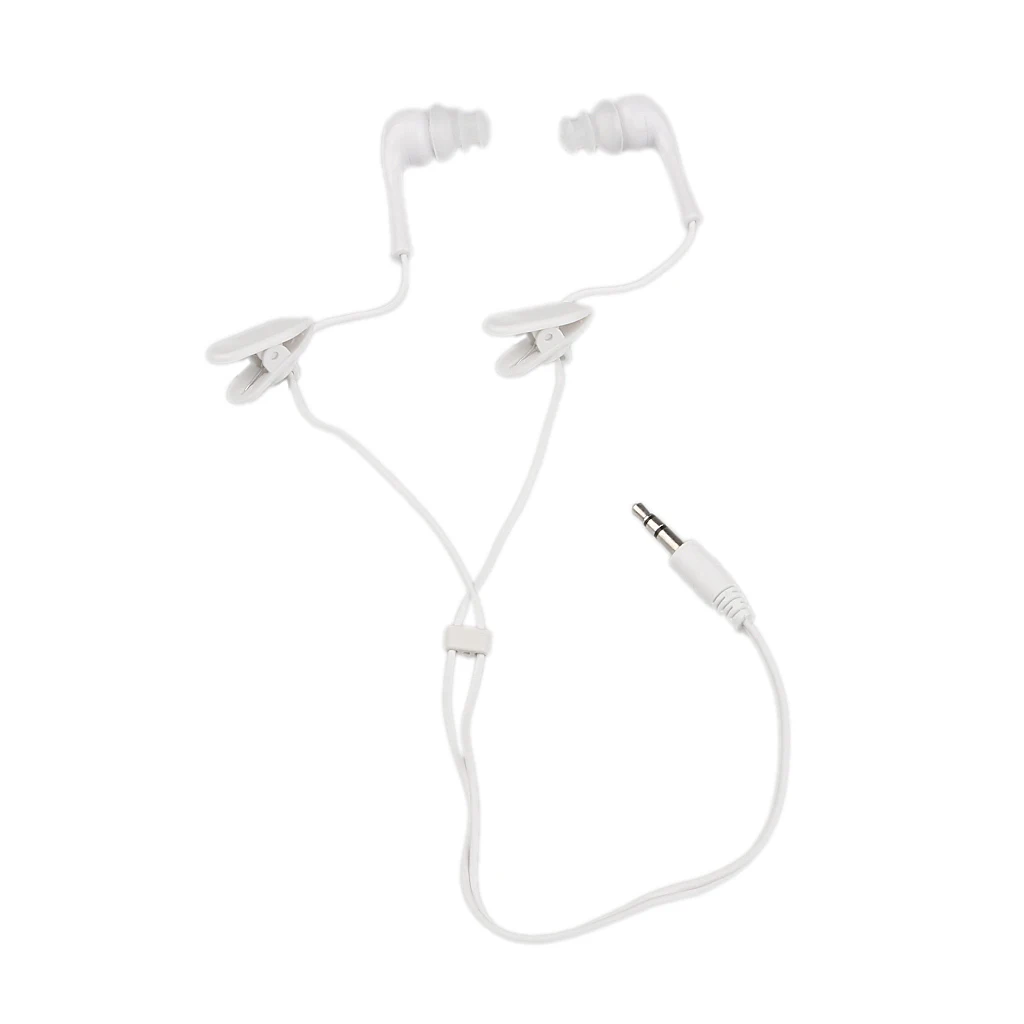 Earphone Klip Putar untuk Menyelam Berenang Tahan Air dengan Pemutar Musik MP3 IPod
