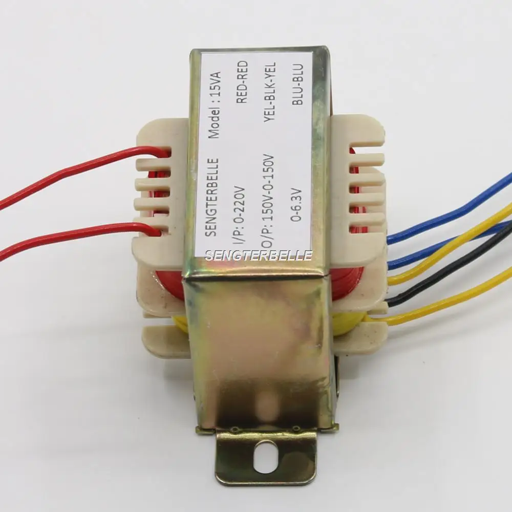 1PC 15W EI Transformer 150V-0-150V + 6.3V For 6N3 Tube Preamplifier Board