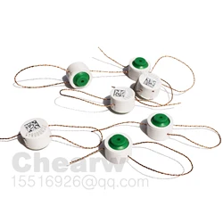 100piece Snap Closure Meter Seal High quality Factory Price  , Water meter Seal , QR code ，Security Plastic Seals anti-fake