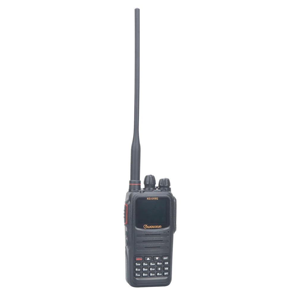 Wouxun walkie talkie KG-UV3Q dual band VHF 10W UHF 8W high power FM Portable Analogue two way radio Scrambler Roger Radio