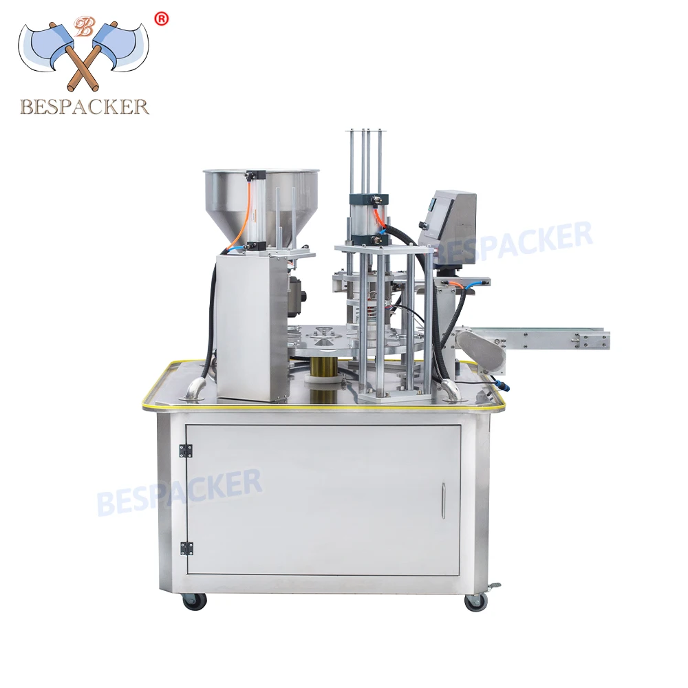 Best Price Automatic Jjuice Drink Elly Yogurt Water Cup Filling And Sealing Machine Plastic Cup Sealing Machine