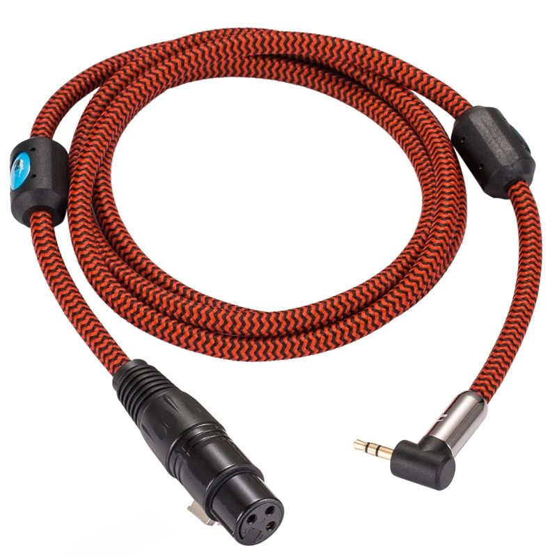 Hifi Microphone Cable Angle 3.5mm Mini Jack to XLR 3 Pin Female for PC Mobile Sound Mixer Console Audio Cable 1M 2M 3M 5M 10M