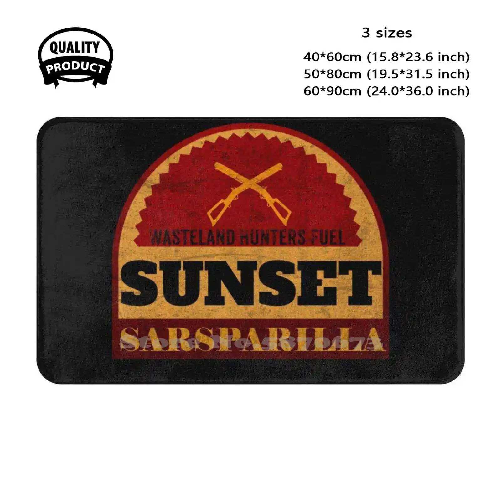 Fuel Soft Cushion Home Carpet Door Mat Car Rug Apocalypse Sunset Sarsparilla Video Games Wander Courier Waste Land Dlc Guns