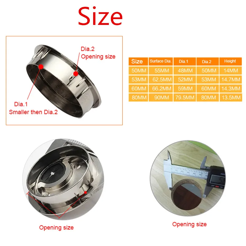 Wire Hole Cover Table Cable Wire Outlet Port Round Computer PC Desk Grommet Cable Hole Cover Line Holder Wiring Accessories