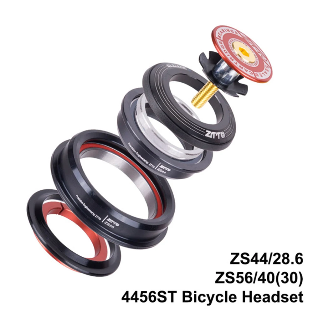 

MTB 44mm 56mm Threadless Straight Tube Tapered Tube Fork Bicycle Headset ZS44 ZS56 Bike Headset Sealed Bearing