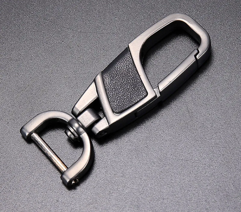LLavero de Metal con hebilla de cuero, colgante de moda, regalo de fiesta, novedad, K3145