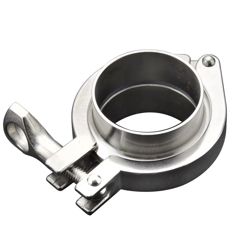 A Set 51mm O/D Sanitary Tri Clamp Weld Ferrule + 2