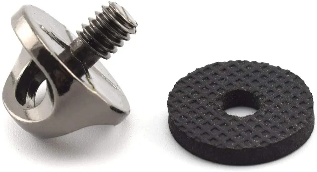 جديد 3 قطعة 1/4-20 الموضوع مثبت الكاميرا حامل مع المطاط غسالة ل quickedition كاميرا الرقبة حزام/الرقبة حزام