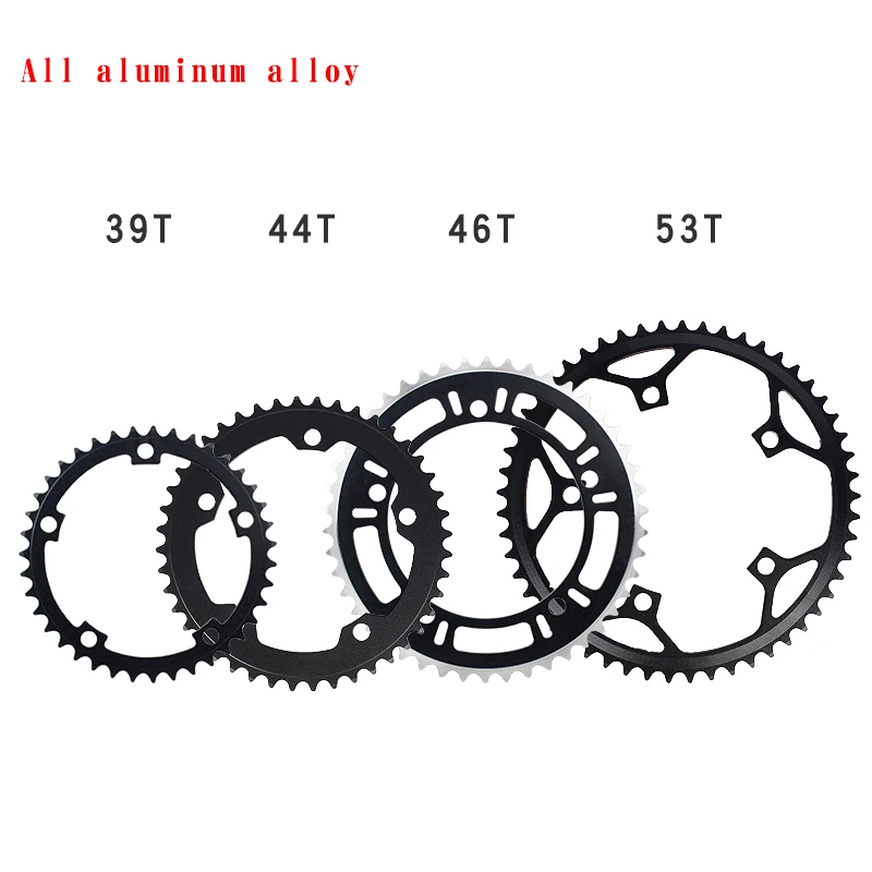 MTB Bicycle Crank Crankset, Chain Wheel, Repair Parts, Repair Parts, Dead Flying Bicycle, 39T, 44T, 46T, 48T, 53T