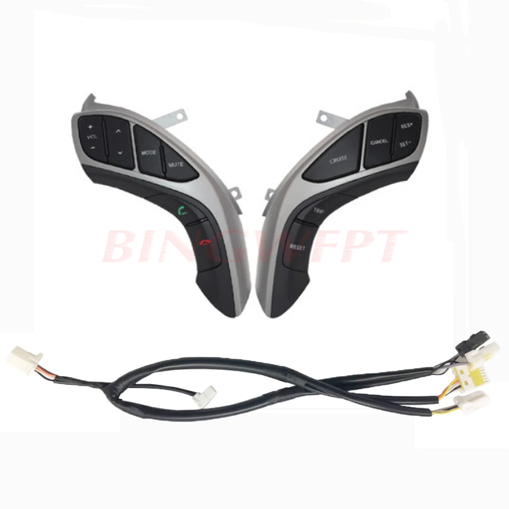 Multifunction Steering wheel button For Hyundai Elantra 2012/2013/2014 phone volume audio cruise function switch accessories