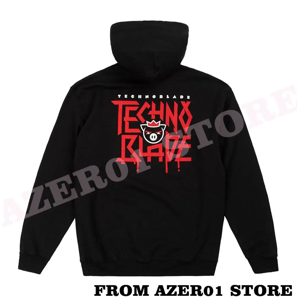 Technoblade-Sudadera con capucha de tecno Agro Dream Team para hombre y mujer, ropa de calle informal con logotipo de SMP, Otoño e Invierno