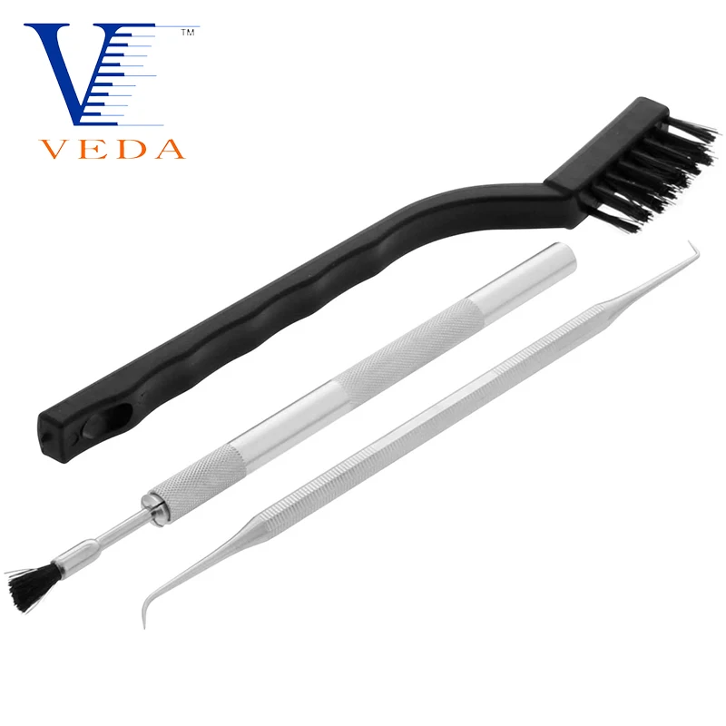 VEDA Airbrush Cleaning Kit Spray Gun Accessories with Cleaning Needle and Brush Suitable for Airbrush Cleaning