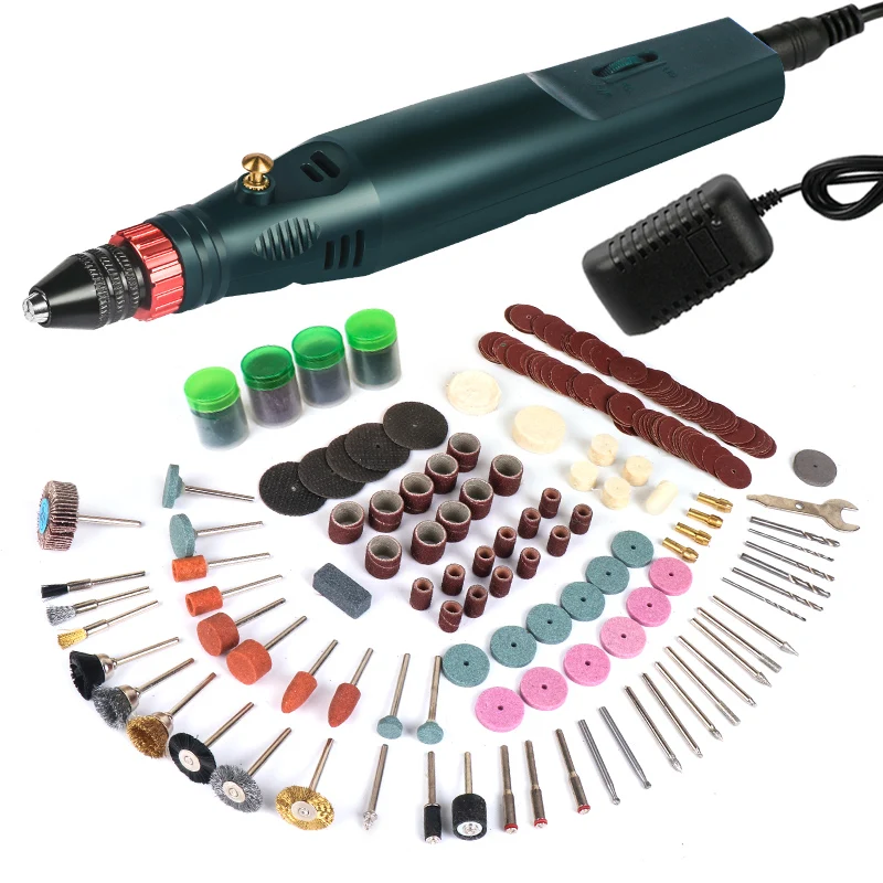 Multifunctional Electric Tools Drilling Machine Electric Power Tool Kit Dremmel Mini Electric Drill Tool Dc 18V 12V