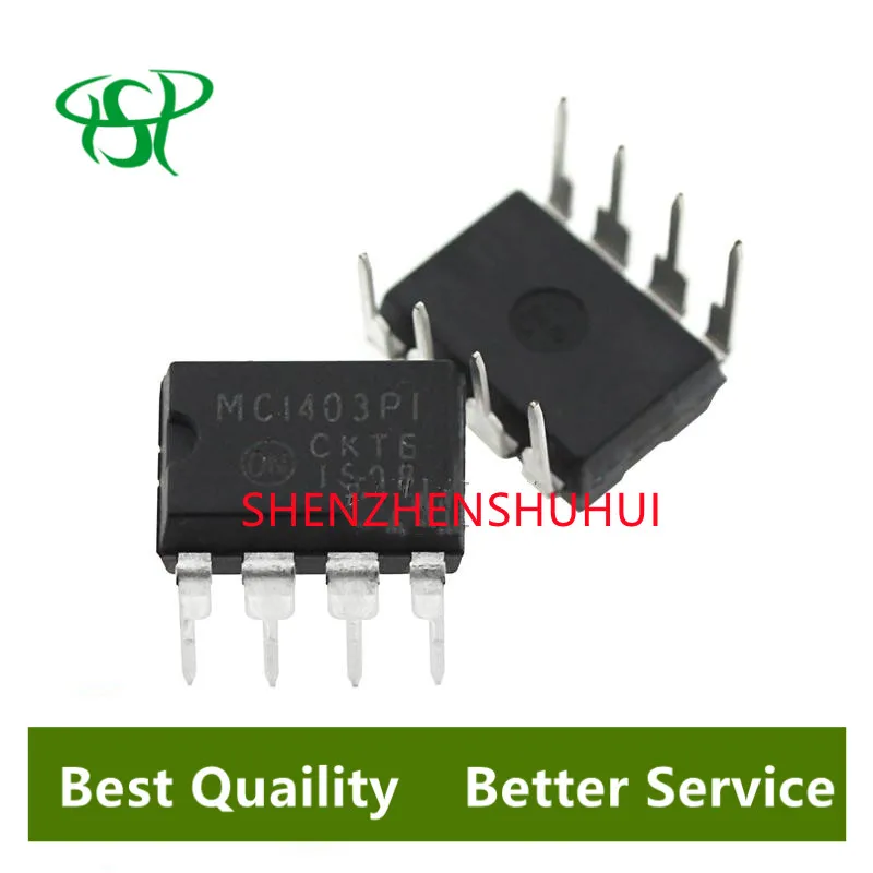 10 pz MC1403PI DIP8 MC1403P DIP-8 MC1403 DIP Chipset IC nuovo e originale