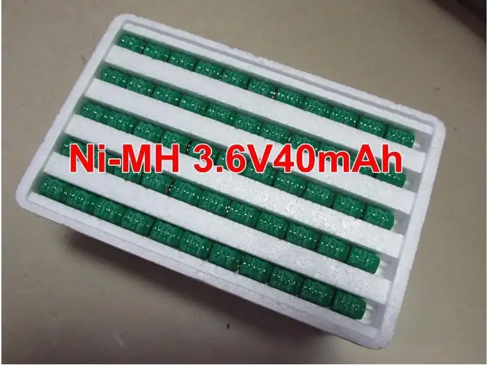 

MasterFire 100PCS/LOT Brand New 3.6V 40mAh Ni-MH battery data backup battery memory cell PLC industrial NiMH batteries