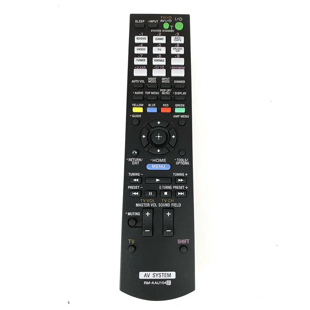 Nuevo Control remoto RM-AAU104 para SONY AV STR-DH520 STR-DN610 STR-DH710 M-AAU105 RM-AAU106 RM-AAU107 Fernbedienung