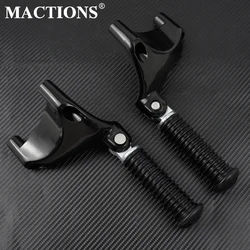 Motorcycle Rear Foot Peg Passenger Footrests Footpegs Foot Rests Pedal Mount Bracket For Harley Sportster XL1200 883 2004-2013