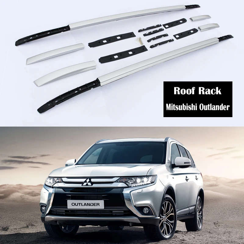 Aluminum Alloy Roof Rack For Mitsubishi Outlander 2013-2020 Rails Bar Luggage Carrier Bars top Cross bar Rack Rail Boxes