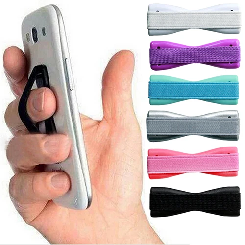 Universal Finger Phone Holder Plastic Sling Grip Anti Slip Stand for Tablet Cellphone