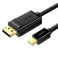 Ugreen Cable Mini Displayport Turn DisplayPort 1.2 Adapter MiniDP To DP Converter Video Line