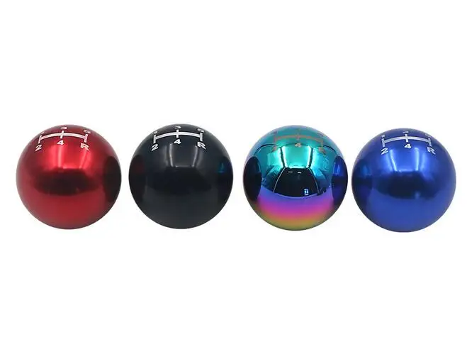 

Universal Car Aluminum Alloy Gear Shift Knob Gearshift Shifter Stick Lever Headball MT