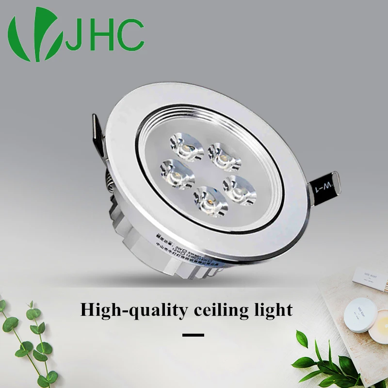 

1 round dimmable downlight 3W 6W 10W 14W 18W 24WLED embedded ceiling ac85-265V LED indoor lighting