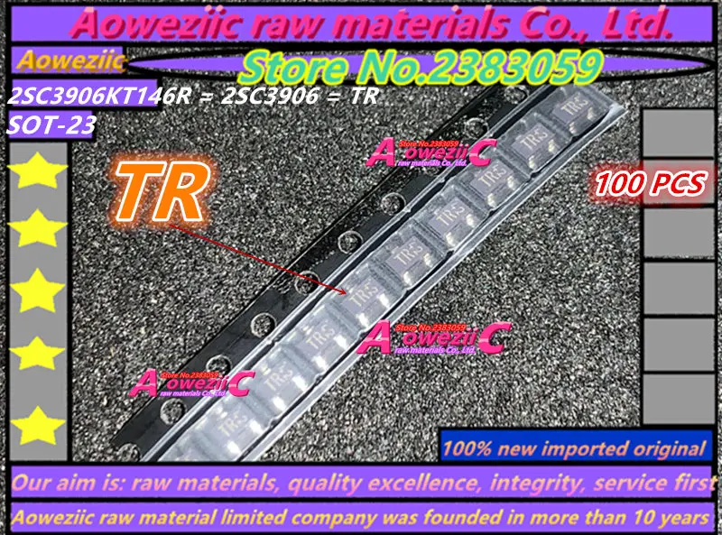 Aoweziic 100% الجديدة المستوردة الأصلي 2SC3906KT146R 2SC3906 TR 2SD2704KT146 2SD2704 XL 2N5551S-RTK 2N5551S ZF سوت-23
