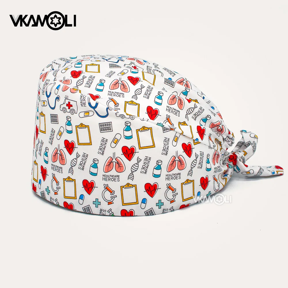 Gorro ajustable con estampado personalizado para salón de belleza, gorra de trabajo, laboratorio, tienda de mascotas, novedad