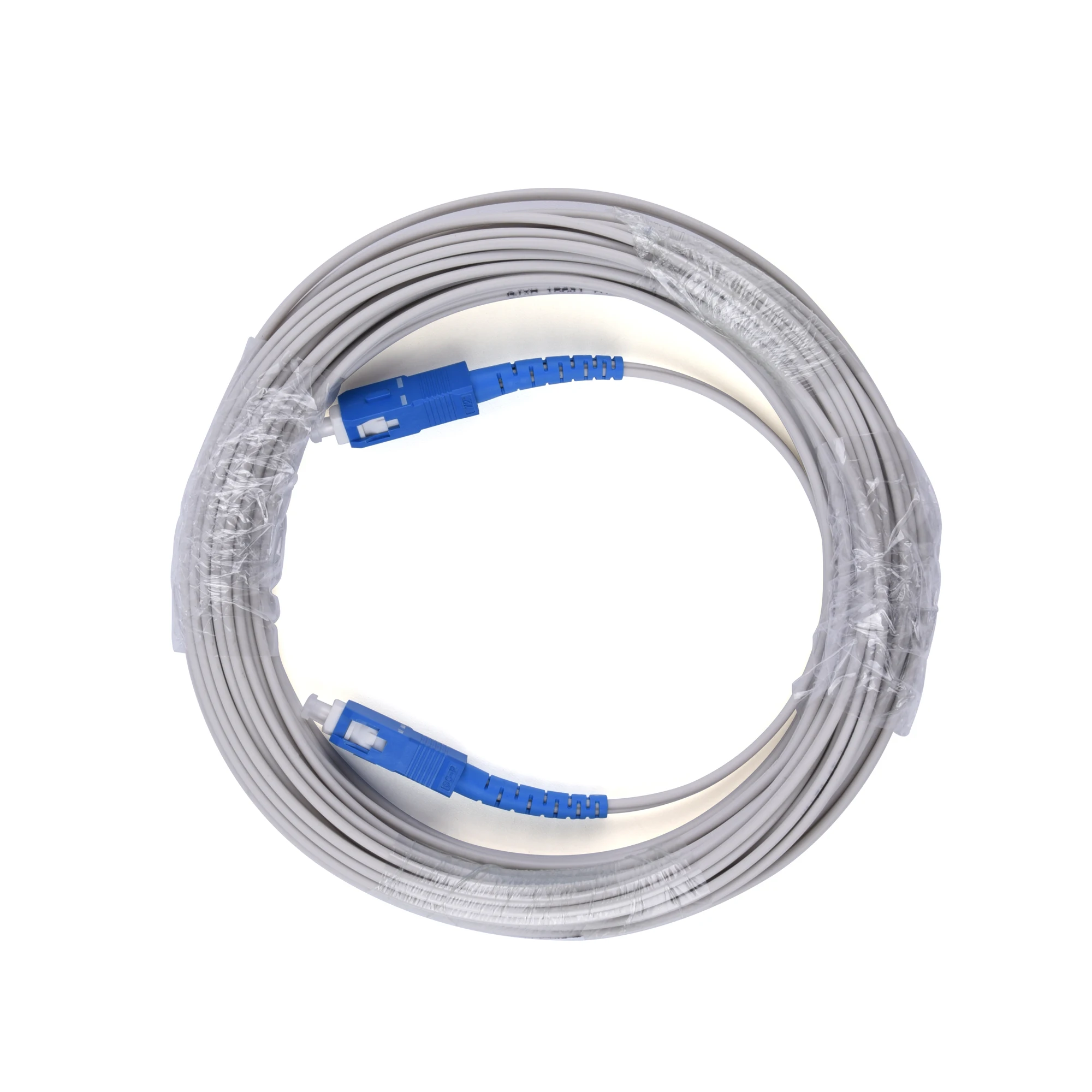 UPC SC to SC Fiber Optic Extension Cable Single-Core Single Mode Simplex Indoor Patch Cord 10M/20M/30M/50M/80M/100M Wire