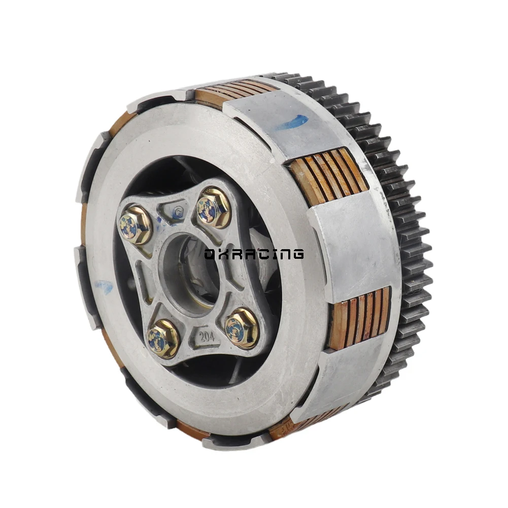 Motorcycle Complete Manual Clutch Assembly For ZS ZongSen 1P60YMJ W150 155Z 150cc 155cc Horizontal Engine Dirt Pit Bike Parts