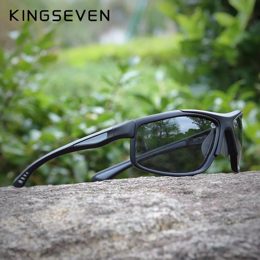 KINGSEVEN 2022 Cưỡi Kính Mát Nữ Phân Cực Thể Thao Xe Đạp Núi Kính Oculos Gafas Cho Lái Xe Cho Nam/Nữ