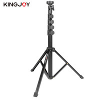 KINGJOY 1.55m Light Stand Tripod Max Load to 5KG for Photo Studio Fresnel Tungsten Light TV Station Studio Photo Studio Tripods