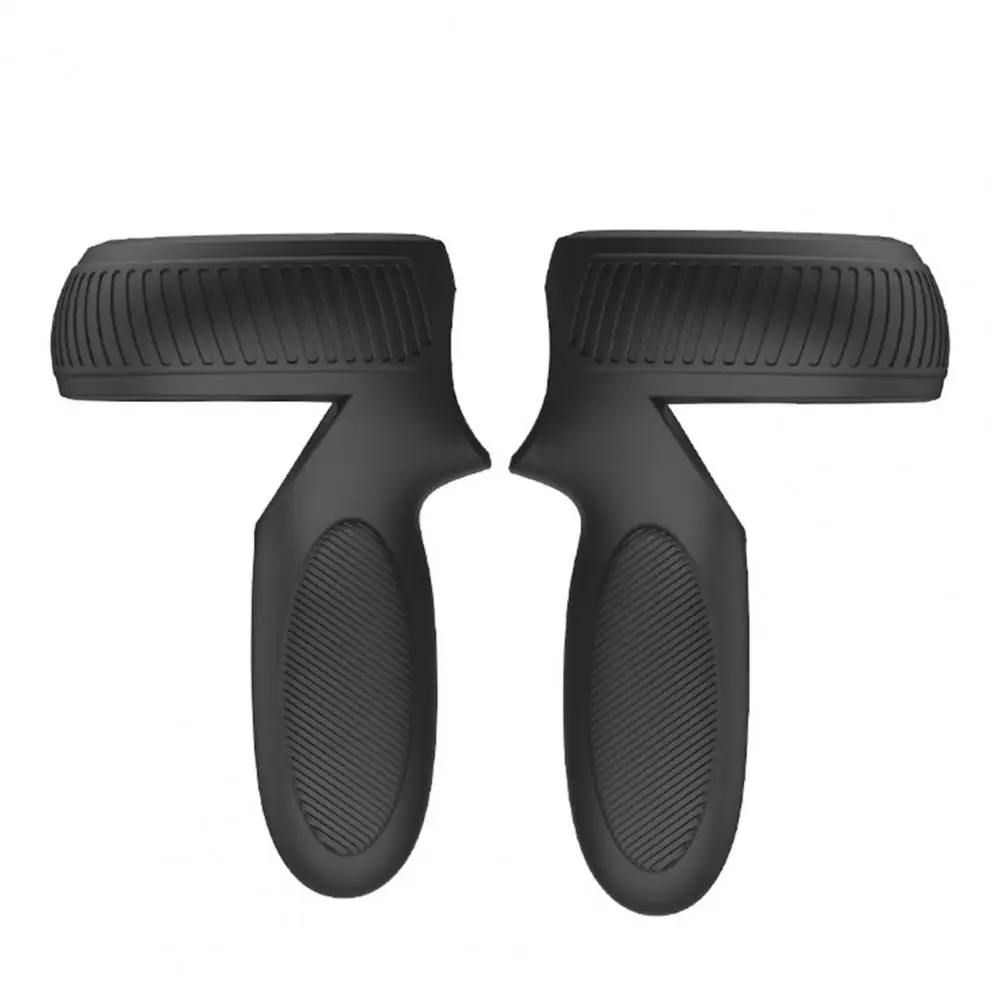 1 Pair Protective Skin Dust-proof Wear-resistant VR Handle Grip Protective Cushion with Hanging Strap for Oculus-Quest 2