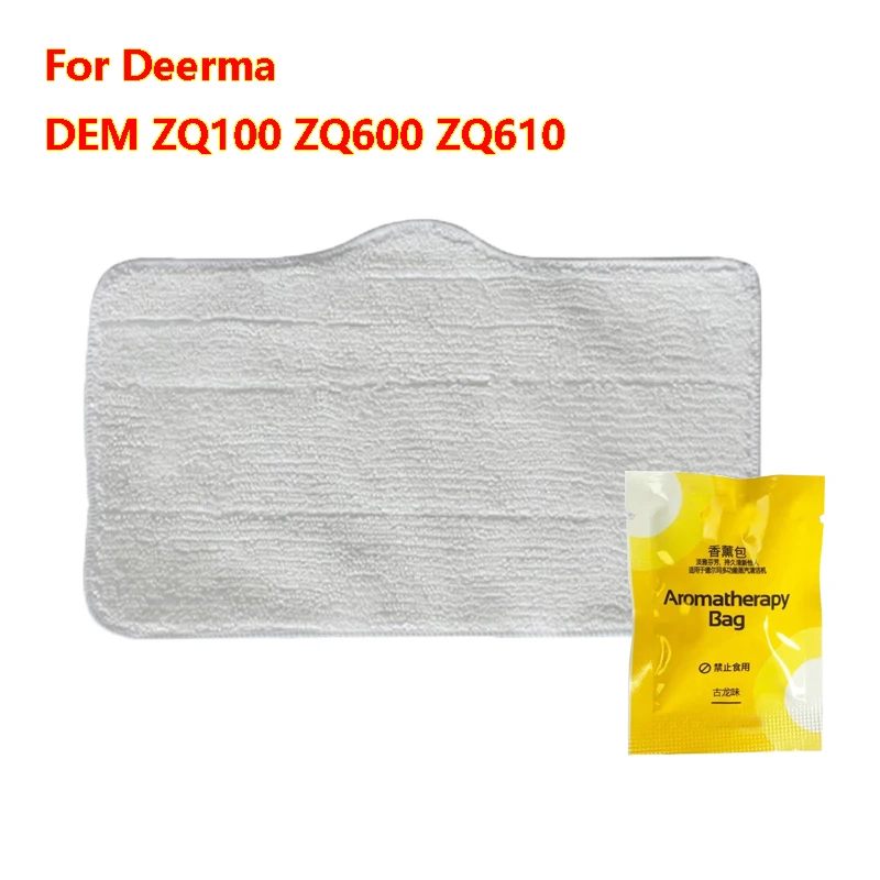 

Mop Cloth Balmy Agent Parts For Deerma DEM ZQ100 ZQ600 ZQ610 Handhold Steam Vacuum Cleaner Aromatherapy Bag Accessories