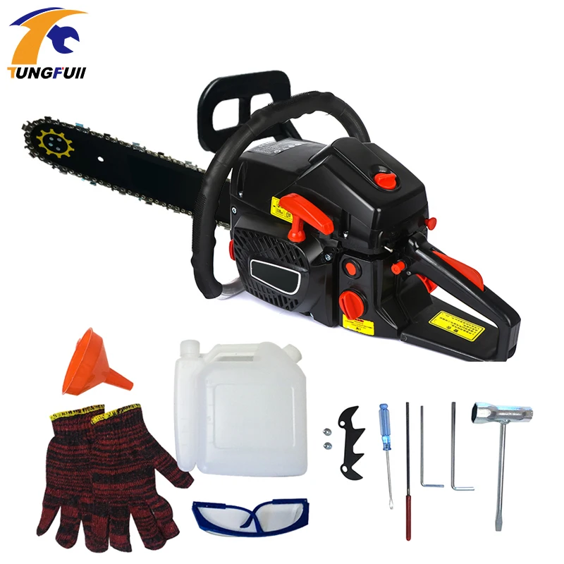 9800W Chainsaw Logging Saw High-power Professional Wood Cutter Chain Saw Gasoline Chainsaw Tree Cutting Machine