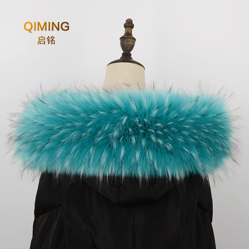 Women Winter Coat Scarf High Quality Faux Fur Collar Luxury Big Men Baby Fur Decor Pashmina Scarfs For Ladies Ponchos and Capes