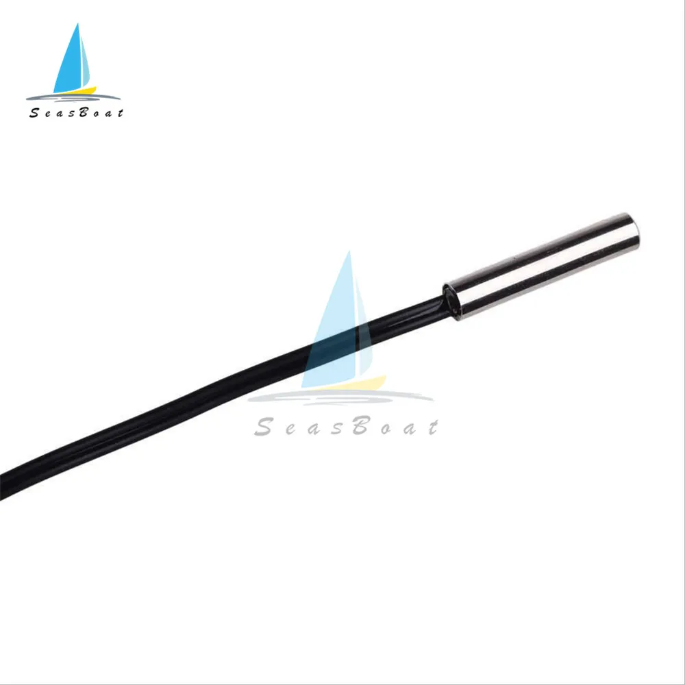 0.3m 1m 1.5m Waterproof NTC Thermistor Accuracy Temperature Probe Temperature Sensor 100K 10K 1% 3950/3435 Wire Cable