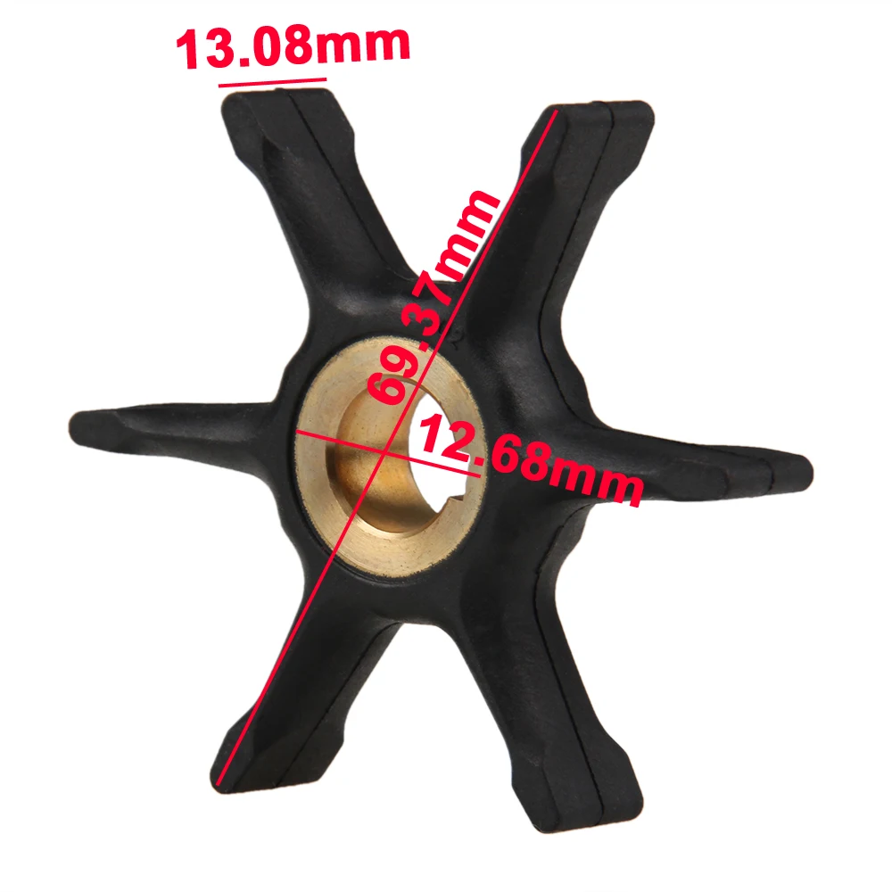 High Quality Outboard Water Pump Impeller For Johnson / Evinrude / OMC / BRP 10/15/18/20/25 HP 18-3002 375638 775518