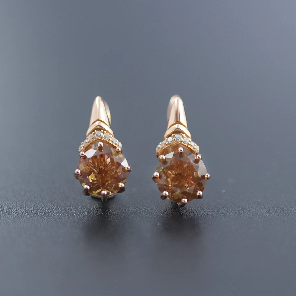 Bolai Turkish Zultanite Stud Clasp Earrings 925 Sterling Silver 8.0mm Color Changing Nano Diaspore Gemstone Jewelry Women Girl