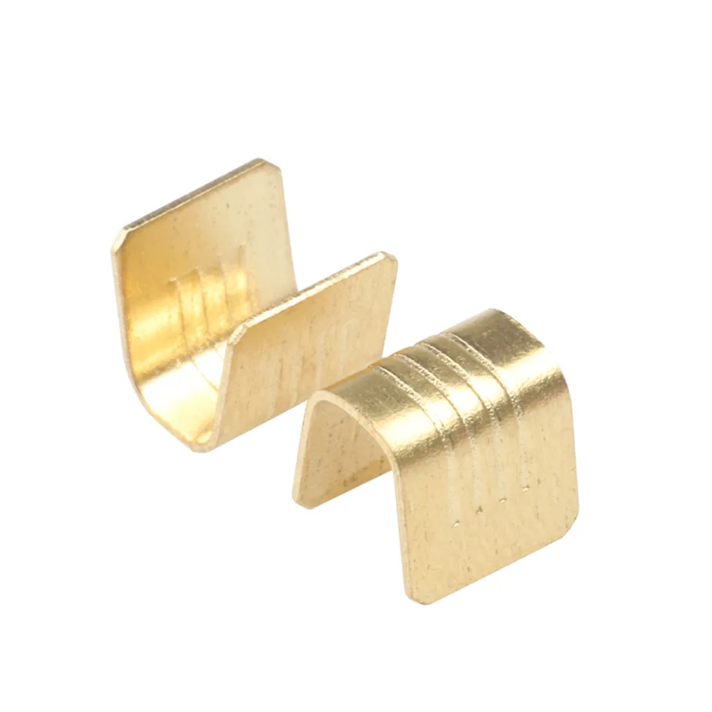 100pcs/lot  U-Shaped Crimping Terminal H62 Brass Wire Buckle Poly Wire Nose Wire Connector 454TABC 0.2-10mm2