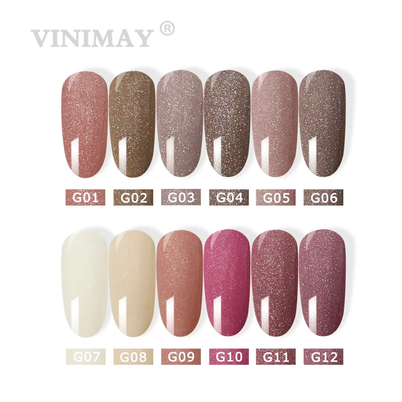 VINIMAY 신상품 젤 네일 폴리쉬 vernis 세미 퍼머넌트 UV 젤 폴리쉬, 네일아트 젤 바니시 매니큐어 네일 젤 래크