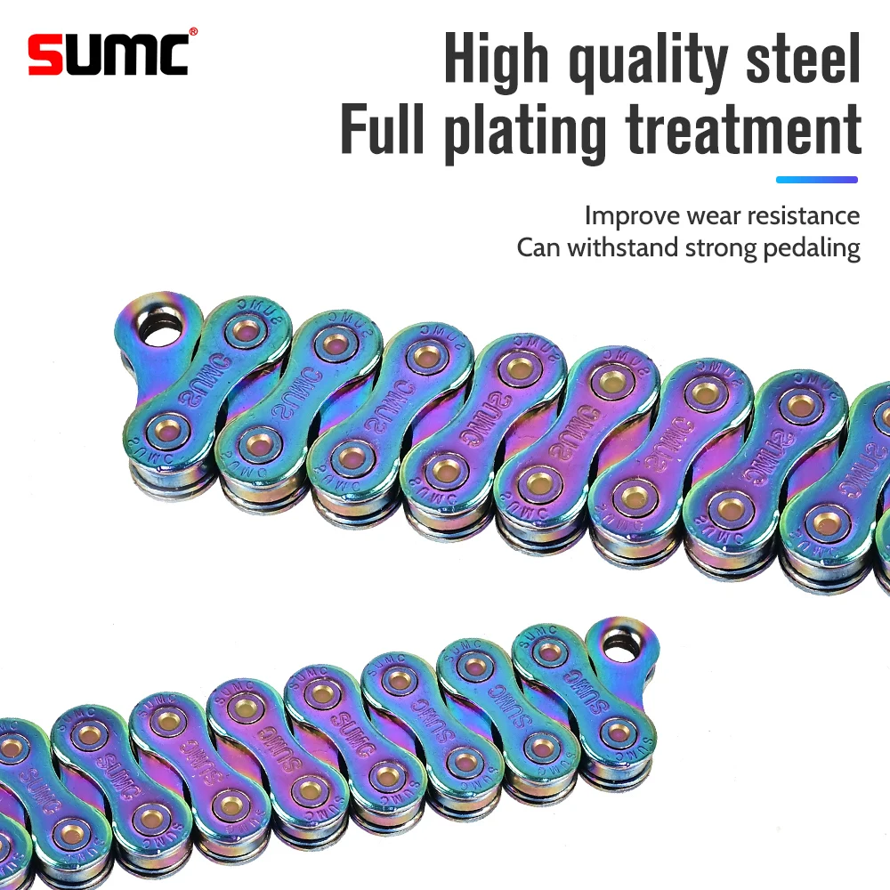 Bicycle Chain SUMC SX13 13 Speed MTB Road Bike Chains 126L 13S with missinglink Mountain Bike With Original Box 13V Chains