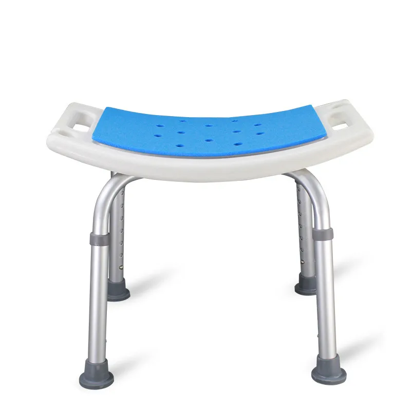 Elderly Medical Bath Tub Aids Seat Without Back Chair Non Slip EVA Cushion Kid Disabled Pregnancy Shower Stool Height Adjustable