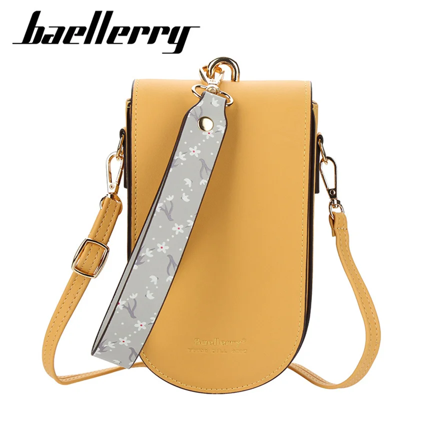 

Hot Sale Women Shoulder Phone Wallet Korean Fashion Solid Color Small Crossbody Bag Ladies Brand Designer Bag Card Holder Purse