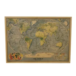 1 Pcs Wand karten von die welt 72*51cm Student schreibwaren Schule stylistic album dekorative wand aufkleber Stylistic student schule