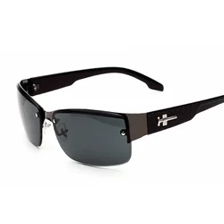 Classic Vintage Semi-Rimless Man Sunglasses Square Gradient Mirror Sun Glasses Male Retro Outdoor Driving Oculos De Sol